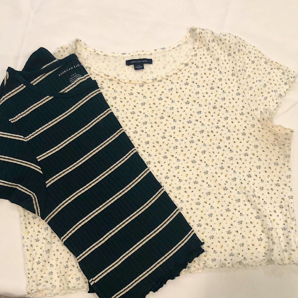 Two tops from American eagle